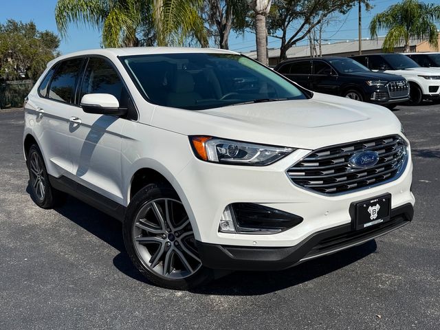 2021 Ford Edge TITANIUM EDGE WHITE/WHITE LEATHER CARFAX CERT | Plant City, FL | psv5 DEMO - Bayshore Automotive 2021 Ford Edge TITANIUM EDGE WHITE/WHITE LEATHER CARFAX CERT | Plant City, FL | psv5 DEMO - Bayshore Automotive