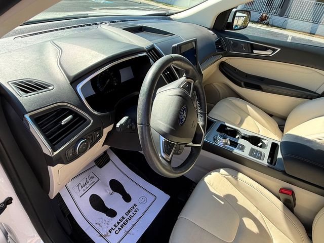 2021 Ford Edge TITANIUM EDGE WHITE/WHITE LEATHER CARFAX CERT | Plant City, FL | psv5 DEMO - Bayshore Automotive