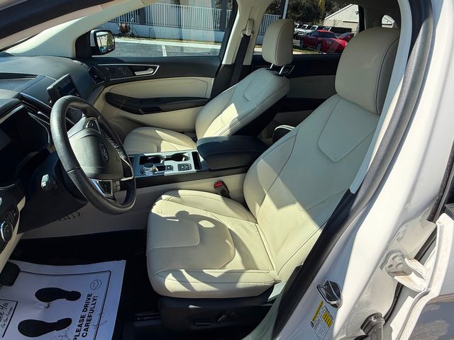 2021 Ford Edge TITANIUM EDGE WHITE/WHITE LEATHER CARFAX CERT | Plant City, FL | psv5 DEMO - Bayshore Automotive