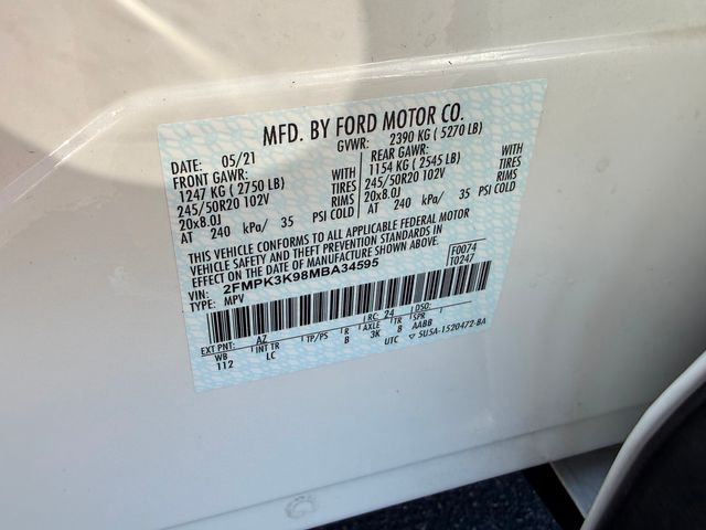 2021 Ford Edge TITANIUM EDGE WHITE/WHITE LEATHER CARFAX CERT | Plant City, FL | psv5 DEMO - Bayshore Automotive 2021 Ford Edge TITANIUM EDGE WHITE/WHITE LEATHER CARFAX CERT | Plant City, FL | psv5 DEMO - Bayshore Automotive