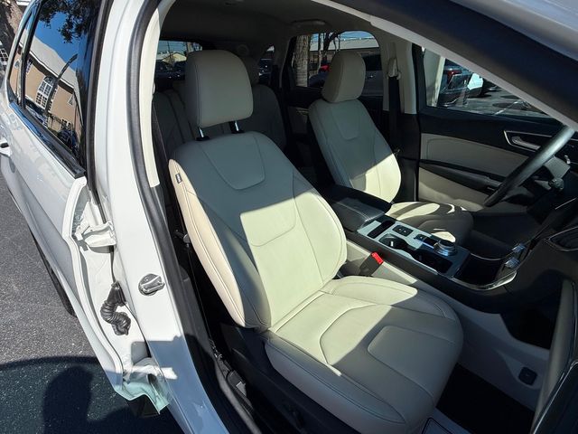 2021 Ford Edge TITANIUM EDGE WHITE/WHITE LEATHER CARFAX CERT | Plant City, FL | psv5 DEMO - Bayshore Automotive