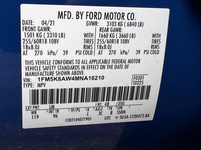 2021 Ford Explorer Hybrid Police Interceptor Utility