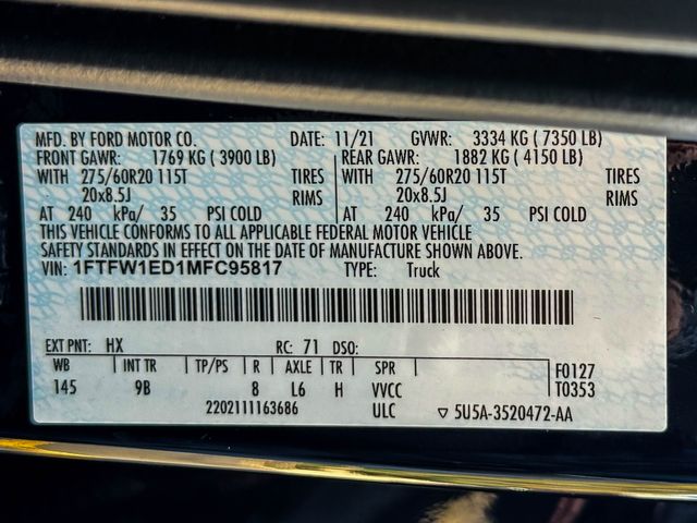 2021 Ford F-150 Platinum - 4WD - Hybrid | Agoura Hills, CA | SoCal Auto Group