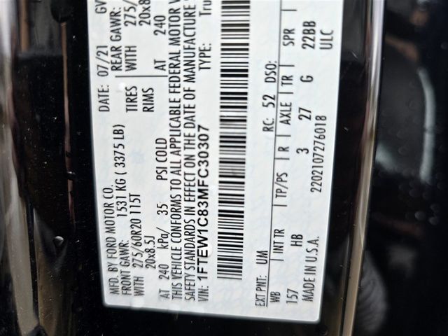 2021 Ford F-150 Lariat