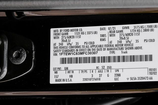 2021 Ford F-150 Lariat 2021 Ford F-150 Lariat