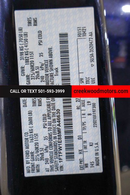 2021 Ford F-150 King Ranch 4x4 Eco LEVELED New Tires Financing 20s