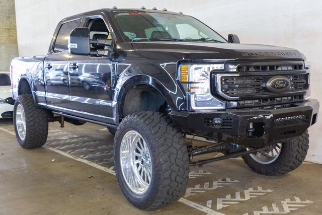 2021 Ford F-250 Super Duty Lifted 12" Black Widow 4wd Diesel LARIAT FX-4 at Autosource, photo 3