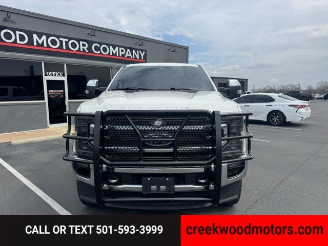 2021 Ford F-250 Super Duty King Ranch 4x4 Diesel Crew Cab LEVELED White 20s