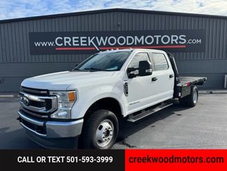 2021 Ford F-350 Super Duty XLT 4x4 Diesel Crew Cab Flat Bed 1 Owner Financing