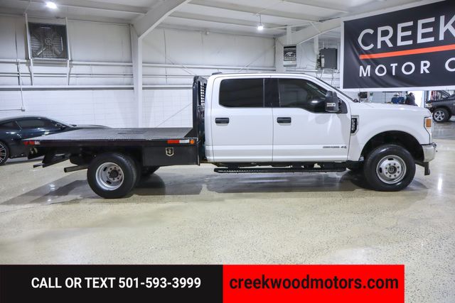2021 Ford F-350 Super Duty FLATBED XLT 4x4 Dually Diesel Crew Cab 1 Owner