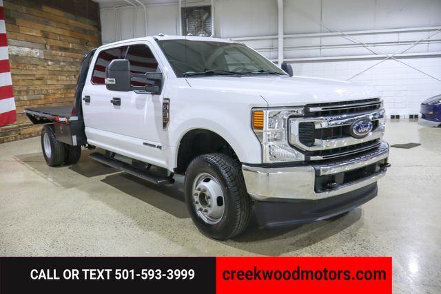 2021 Ford F-350 Super Duty FLATBED XLT 4x4 Dually Diesel Crew Cab 1 Owner