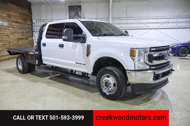2021 Ford F-350 Super Duty FLATBED XLT 4x4 Dually Diesel Crew Cab 1 Owner