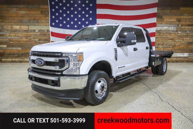 2021 Ford F-350 Super Duty FLATBED XLT 4x4 Dually Diesel Crew Cab 1 Owner