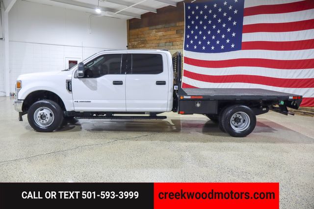 2021 Ford F-350 Super Duty FLATBED XLT 4x4 Dually Diesel Crew Cab 1 Owner