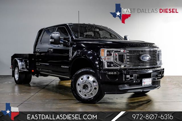 2021 Ford F-450 Super Duty Platinum FX4 Pano Roof POWER BOARDS CM HAULER BED | Dallas, TX | East Dallas Diesel