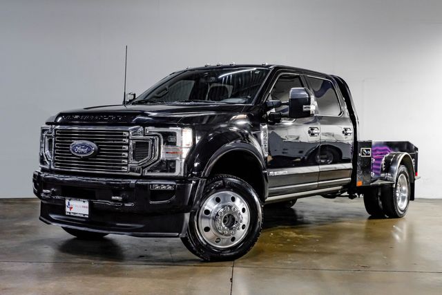 2021 Ford F-450 Super Duty Platinum FX4 Pano Roof POWER BOARDS CM HAULER BED | Dallas, TX | East Dallas Diesel
