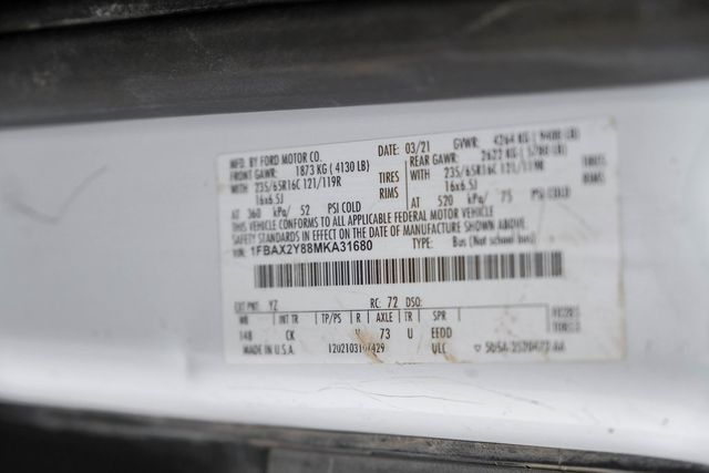 2021 Ford Transit 350 XLT 15Pass Rear Cam BLIS Sync3 Ford-Copilot360 2021 Ford Transit 350 XLT 15Pass Rear Cam BLIS Sync3 Ford-Copilot360