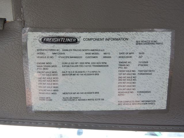 2021 Freightliner M2 Tandem Axel Factory Double Frame Dump Truck 