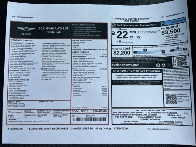 2021 Genesis GV80 2.5T AWD PRESTIGE ADVANCED | Layton, Utah | Premier Motorsports LLC 2021 Genesis GV80 2.5T AWD PRESTIGE ADVANCED | Layton, Utah | Premier Motorsports LLC