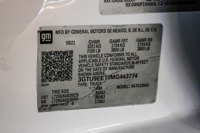 2021 GMC Sierra 1500 AT4