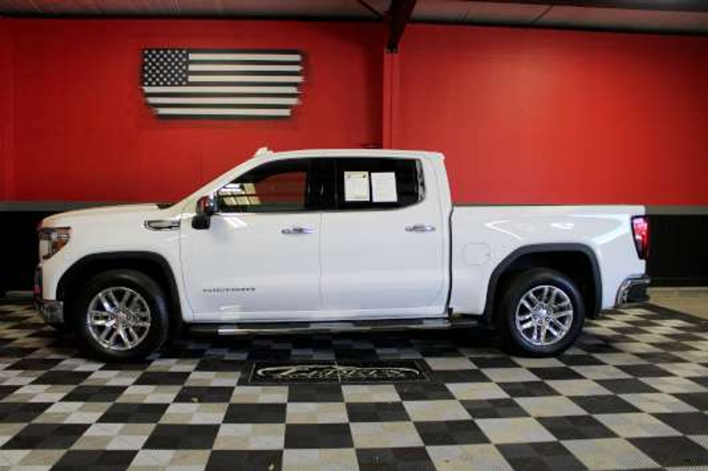 2021 GMC Sierra 1500 SLT WHITE at Ledet's Auto Sales