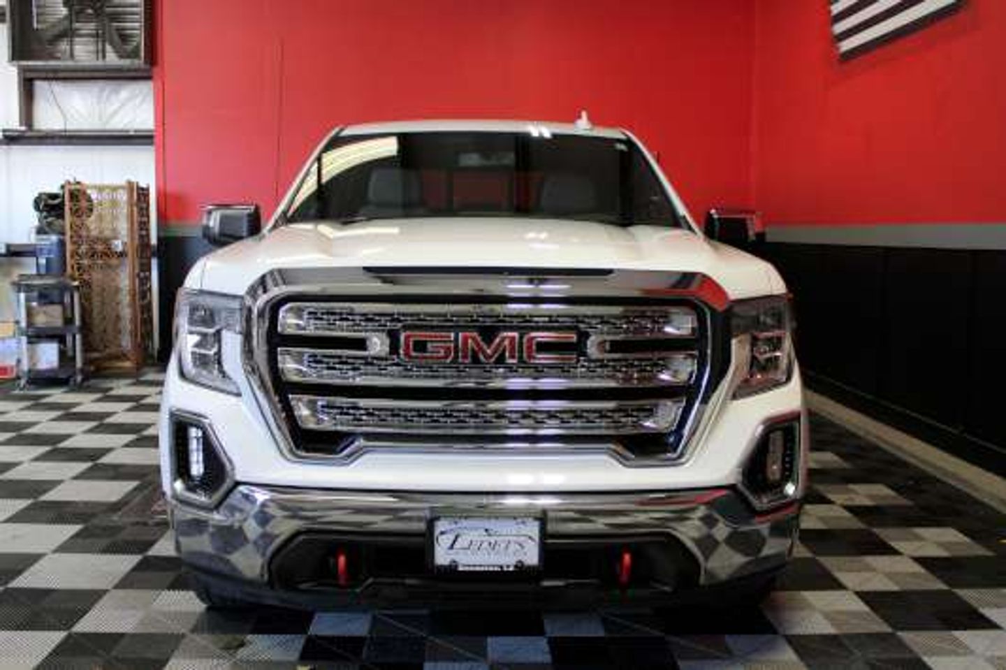2021 GMC Sierra 1500 SLT WHITE at Ledet's Auto Sales