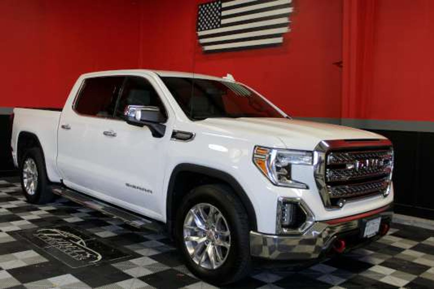 2021 GMC Sierra 1500 SLT WHITE at Ledet's Auto Sales