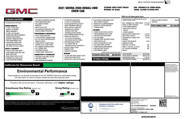 2021 GMC Sierra 2500HD Denali 2021 GMC Sierra 2500HD Denali