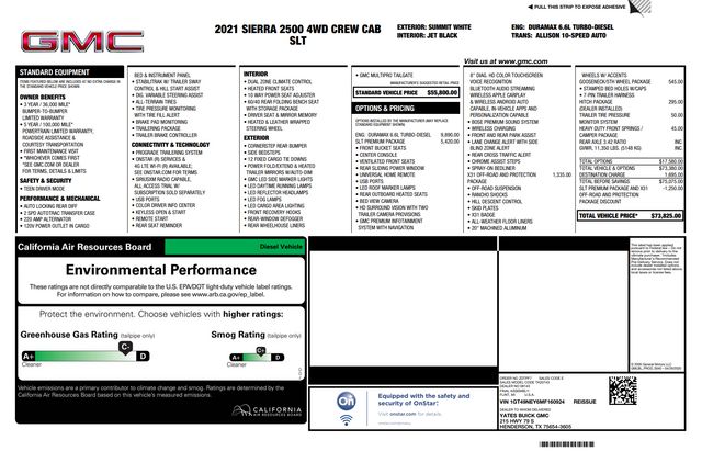 2021 GMC Sierra 2500HD SLT 2021 GMC Sierra 2500HD SLT