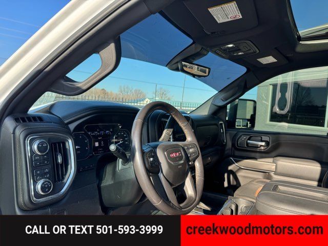 2021 GMC Sierra 2500HD AT4 4x4 Duramax Diesel 1 Owner New Tires LEVELED