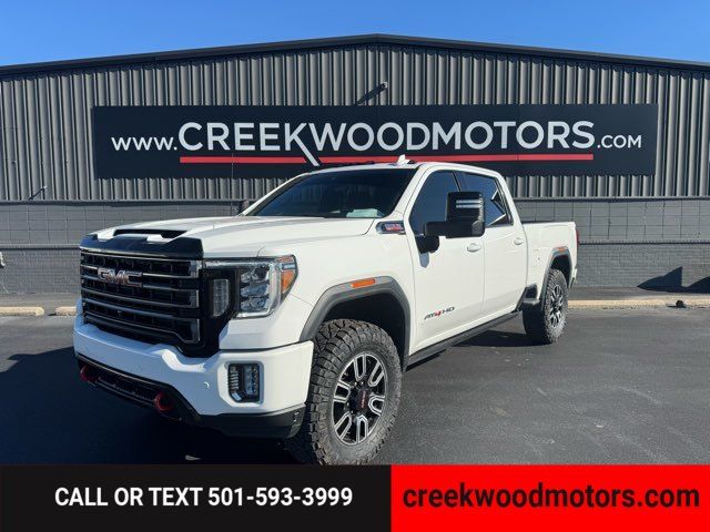 2021 GMC Sierra 2500HD AT4 4x4 Duramax Diesel 1 Owner New Tires LEVELED
