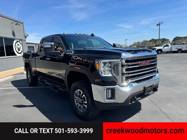 2021 GMC Sierra 2500HD SLT 4x4 Crew Cab 6.6L GAS LEVELED 1 Owner Black 2021 GMC Sierra 2500HD SLT 4x4 Crew Cab 6.6L GAS LEVELED 1 Owner Black