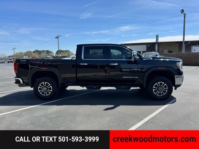 2021 GMC Sierra 2500HD SLT 4x4 Crew Cab GAS LEVELED 1 Owner Black Nice