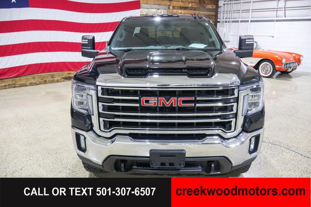 2021 GMC Sierra 2500HD SLT 4x4 Crew Cab 6.6L GAS LEVELED 1 Owner Black