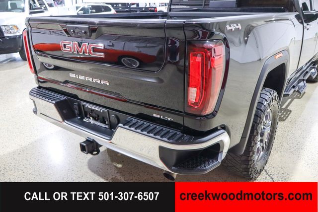2021 GMC Sierra 2500HD SLT 4x4 Crew Cab 6.6L GAS LEVELED 1 Owner Black