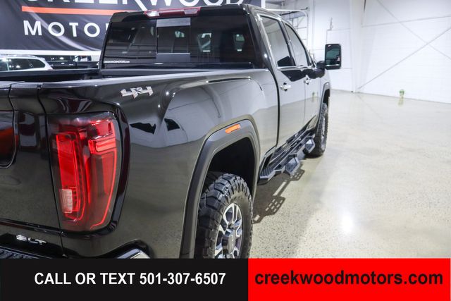 2021 GMC Sierra 2500HD SLT 4x4 Crew Cab 6.6L GAS LEVELED 1 Owner Black