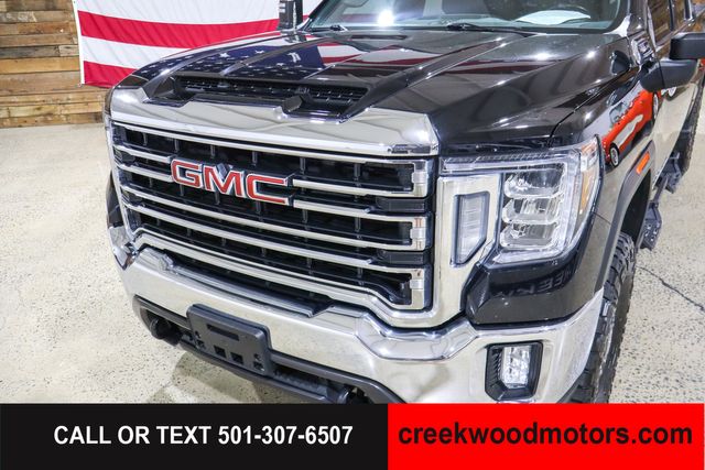 2021 GMC Sierra 2500HD SLT 4x4 Crew Cab 6.6L GAS LEVELED 1 Owner Black