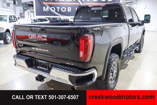2021 GMC Sierra 2500HD SLT 4x4 Crew Cab 6.6L GAS LEVELED 1 Owner Black