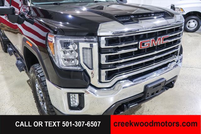 2021 GMC Sierra 2500HD SLT 4x4 Crew Cab 6.6L GAS LEVELED 1 Owner Black
