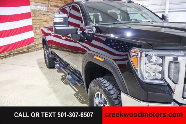 2021 GMC Sierra 2500HD SLT 4x4 Crew Cab 6.6L GAS LEVELED 1 Owner Black