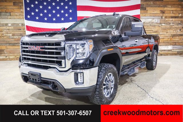 2021 GMC Sierra 2500HD SLT 4x4 Crew Cab 6.6L GAS LEVELED 1 Owner Black 2021 GMC Sierra 2500HD SLT 4x4 Crew Cab 6.6L GAS LEVELED 1 Owner Black