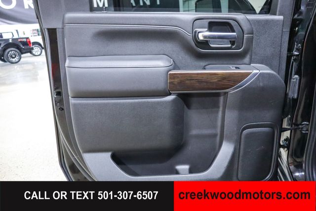 2021 GMC Sierra 2500HD SLT 4x4 Crew Cab 6.6L GAS LEVELED 1 Owner Black