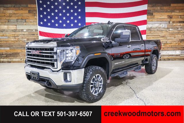 2021 GMC Sierra 2500HD SLT 4x4 Crew Cab 6.6L GAS LEVELED 1 Owner Black in Searcy, AR 72143