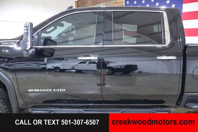 2021 GMC Sierra 2500HD SLT 4x4 Crew Cab 6.6L GAS LEVELED 1 Owner Black