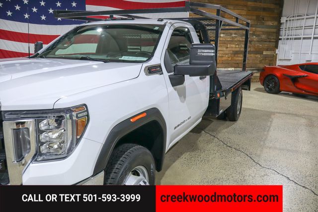 2021 GMC Sierra 3500HD CC FLATBED Regular Cab 2WD Dually 6.6L Gas 1 Owner