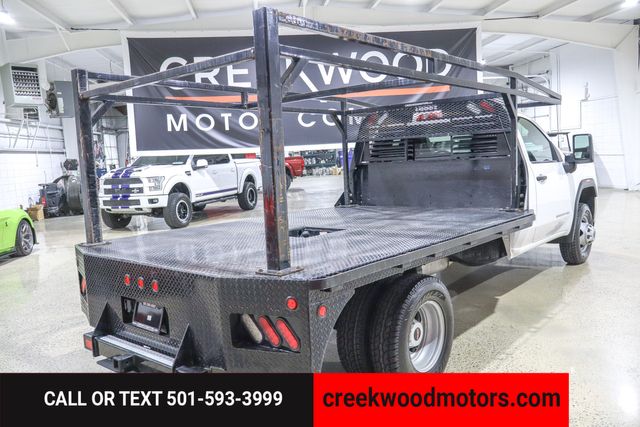 2021 GMC Sierra 3500HD CC FLATBED Regular Cab 2WD Dually 6.6L Gas 1 Owner