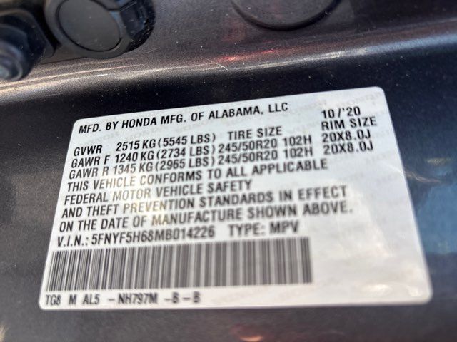 2021 Honda Pilot Touring w/Rear Captain's Chairs | San Antonio, TX | Clear Choice Automotive South 2021 Honda Pilot Touring w/Rear Captain's Chairs | San Antonio, TX | Clear Choice Automotive South