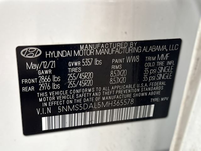 2021 Hyundai SANTA FE Calligraphy 2021 Hyundai SANTA FE Calligraphy