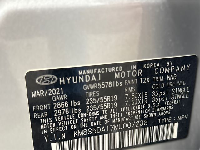 2021 Hyundai SANTA FE LIMITED 2021 Hyundai SANTA FE LIMITED