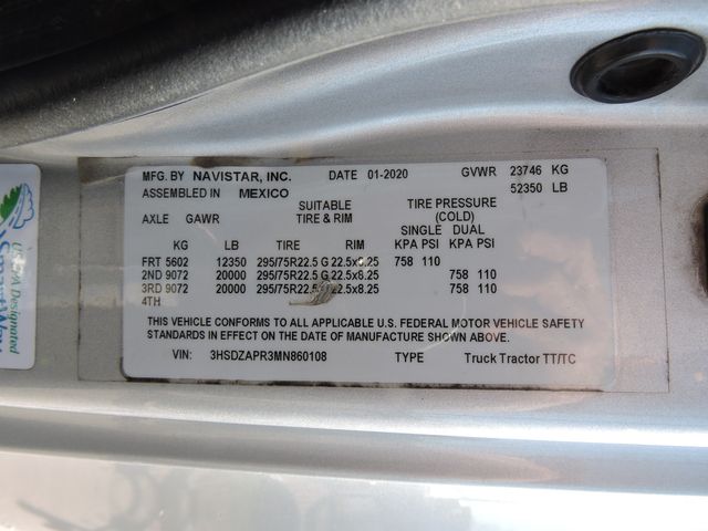 2021 International LT625 Sleeper